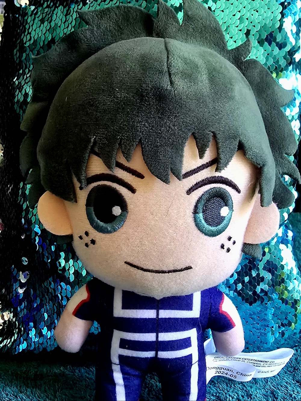 My Hero Academia Deku Plush Toy - Green Hair Plush for Kids
